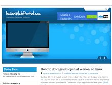 Tablet Screenshot of indianwebportal.com